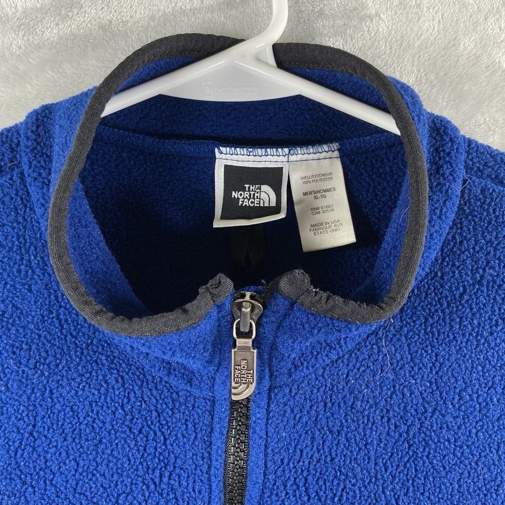 VTG The North Face Vest Mens XL Fleece Full Zip Lightweight Outdoor USA Made